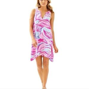 Lilly Pulitzer Women's Havana Sleeveless Swing Dress Oh My Guava Size XS